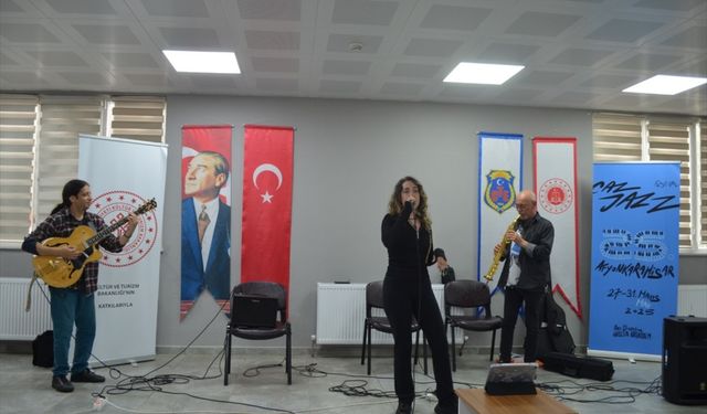 Afyonkarahisar'da Kadın Açık Ceza İnfaz Kurumu'nda caz konseri verildi