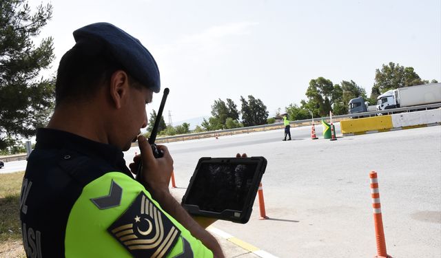 Aydın'da hava destekli trafik denetimi yapıldı