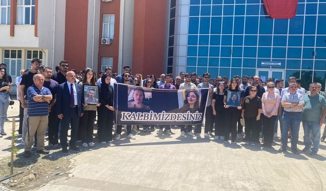 Aydın'da kazada ölen üniversite öğrencileri anısına fidan dikildi