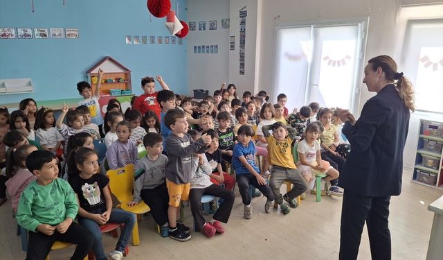 Bodrum'da anaokulu öğrencilerine sıfır atık eğitimi verildi