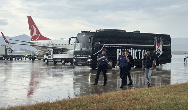 Beşiktaş kafilesi Bodrum'a geldi