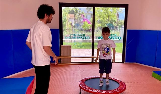 Fethiye'deki otizm parkında etkinlik düzenlendi
