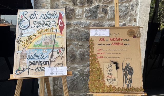 İzmir'de "Dilimizin Zenginlikleri Projesi" kapsamında sergi açıldı