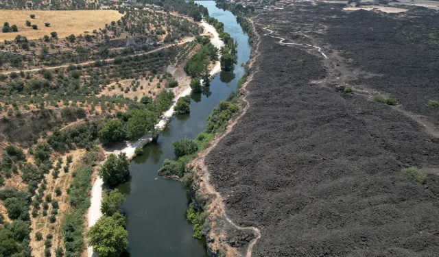 Manisa'da suyla buluşan Adala Kanyonu, doğaseverlerin uğrak noktası oldu