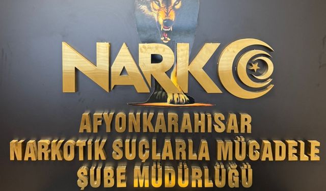 Afyonkarahisar'da uyuşturucu operasyonunda yakalanan şüpheli tutuklandı