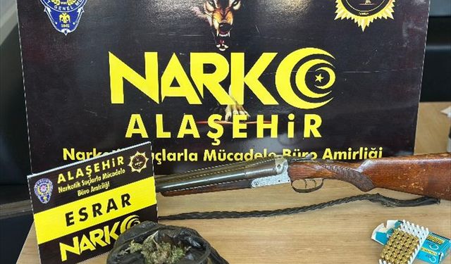 Alaşehir'de uyuşturucu ticareti yaptığı gerekçesiyle yakalanan şüpheli tutuklandı