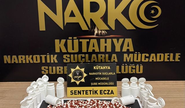 Kütahya'da uyuşturucu operasyonunda yakalanan 4 zanlı tutuklandı