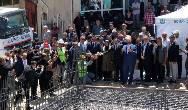 Kütahya'nın Domaniç ilçesinde Sultan Alaaddin Camisi'nin temeli atıldı