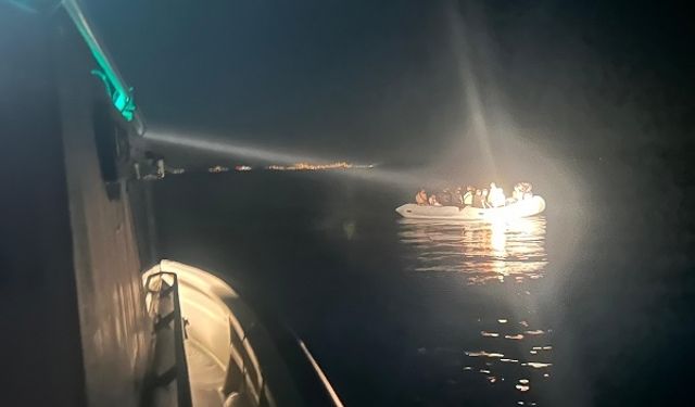 Muğla'da 42 düzensiz göçmen kurtarıldı