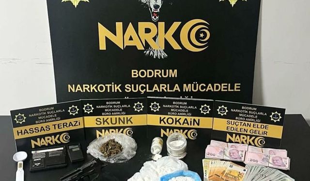 Muğla'da düzenlenen uyuşturucu operasyonunda 8 zanlı tutuklandı