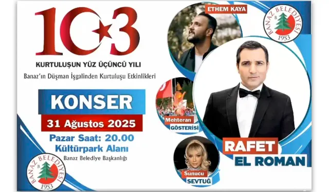 Rafet El Roman Banaz’ta Sahne Alacak