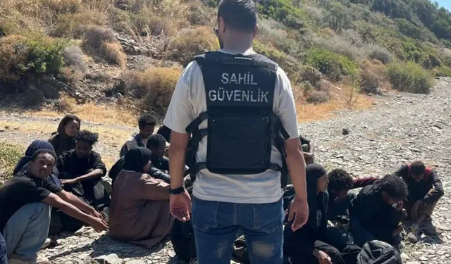 İzmir'de 47 düzensiz göçmen yakalandı