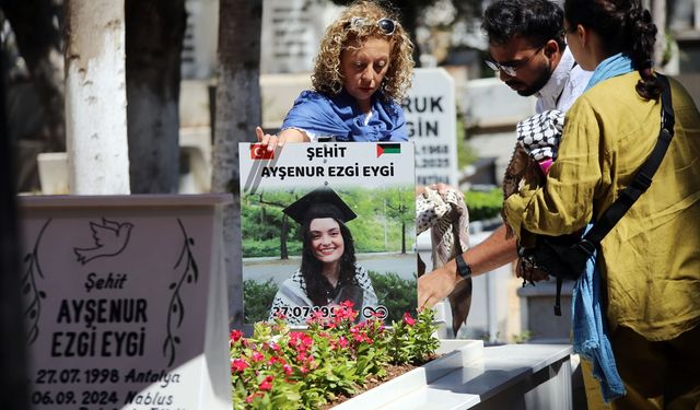 İsrail askerlerince katledilen Ayşenur Ezgi Eygi, vefatının 1. yılında anıldı