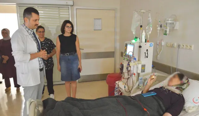 Başhekim Saka’dan Diyaliz Hastalarına Ziyaret