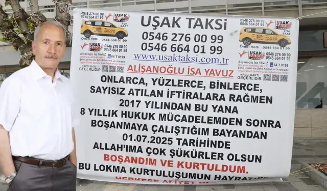 Uşak’ta Boşanma Kararı Sonrası İlginç Kutlama
