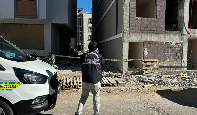 Denizli'de inşaattan düşen işçi öldü