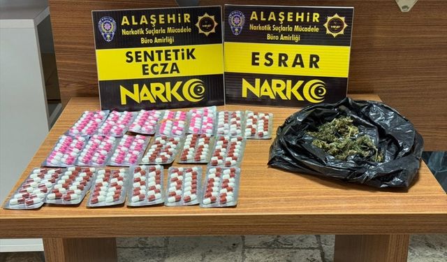 Alaşehir'de uyuşturucuyla yakalanan şüpheli tutuklandı