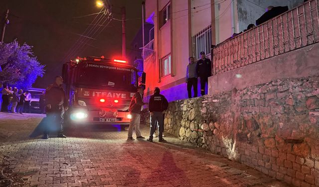 Denizli'de tavanı çöken evdeki 6 kişi yaralandı