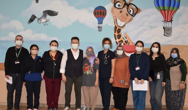 Genç kız ablasından alınan ilikle yaşama tutundu