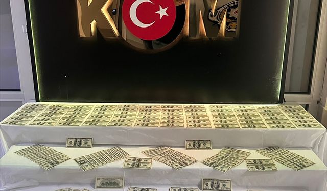 Sahte dolarla yakalanan şüpheli gözaltına alındı