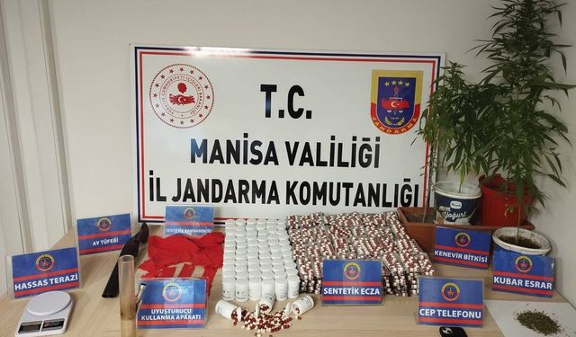 Salihli'de uyuşturucu operasyonunda 1 şüpheli yakalandı
