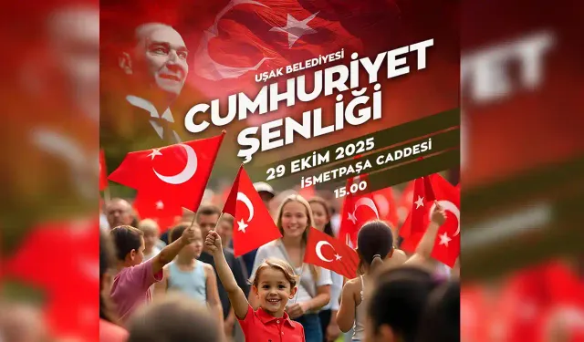 UŞAK BELEDİYESİ’NDEN 29 EKİM CUMHURİYET BAYRAMINA ÖZEL ETKİNLİK