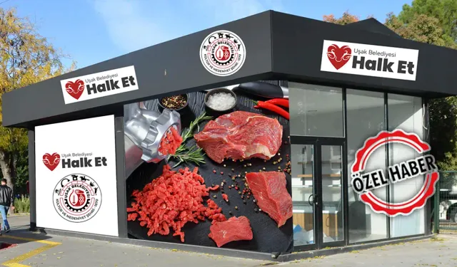 Uşak Belediyesi 'Halk Et' Marketi Açıyor!