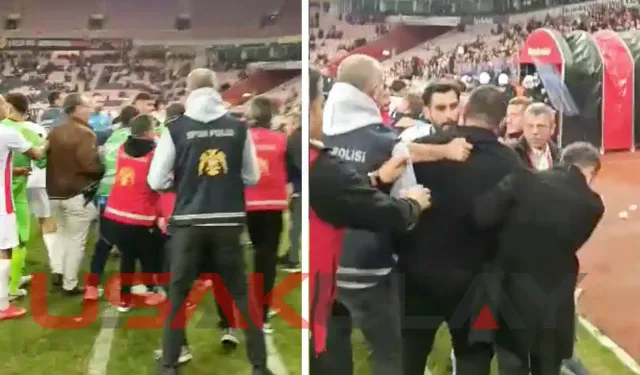 Eskişehirde Rezillik! Uşakspor’a Maç Sonu Saldırdılar..!