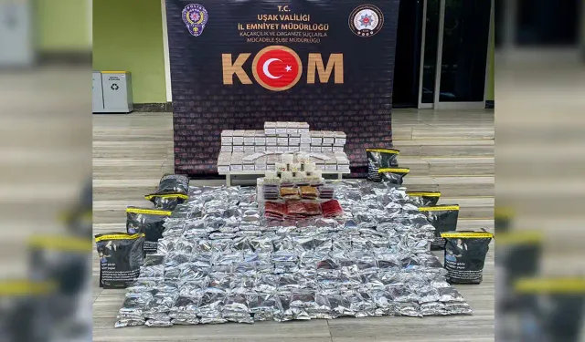 Uşak'ta 3 Adrese Eş Zamanlı Baskın!