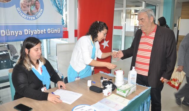 Ödemiş'te Dünya Diyabet Günü etkinliği düzenlendi