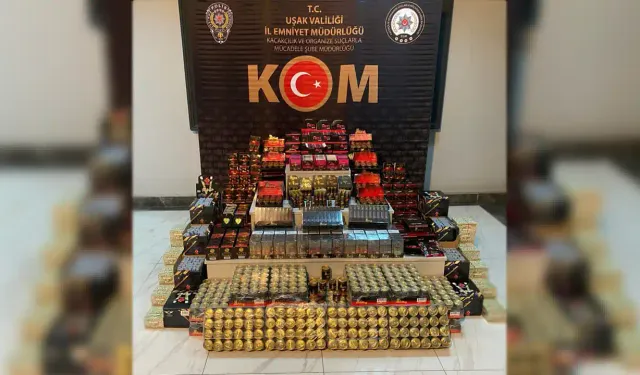 Uşak'ta 5 bin 202 Adet Kaçak C*nsel İçerikli Ürün Yakalandı