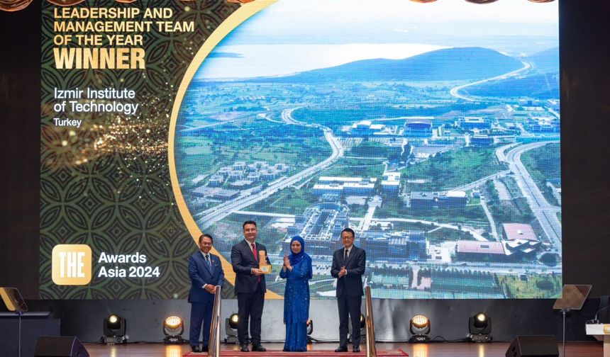 İzmir Yüksek Teknoloji Enstitüsüne THE Awards Asia'dan ödül