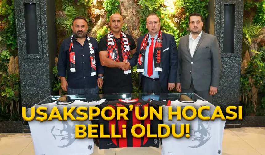 Uşakspor'un yeni teknik direktörü Efrahim Alkın oldu!
