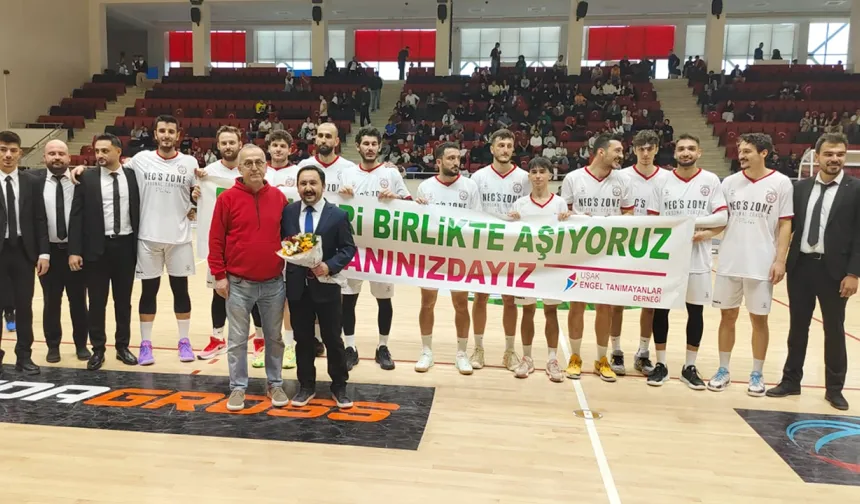 Uşak Kent Konseyi Uşak Basketbolu Yalnız Bırakmadı