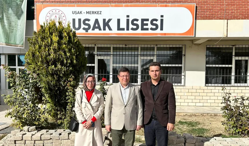 Uşak Lisesi Müdürüne Ak Parti’den Destek Ziyareti