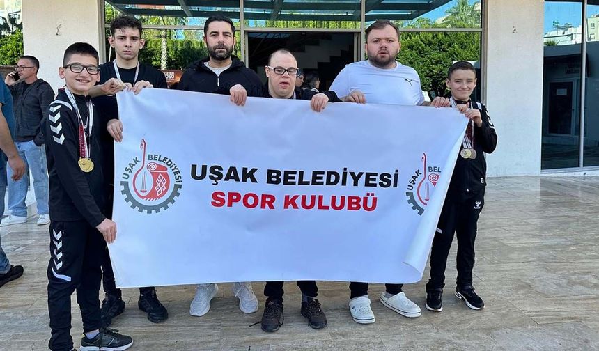 Uşak Belediyesi’nin Özel Sporcularından Tarihi Başarı