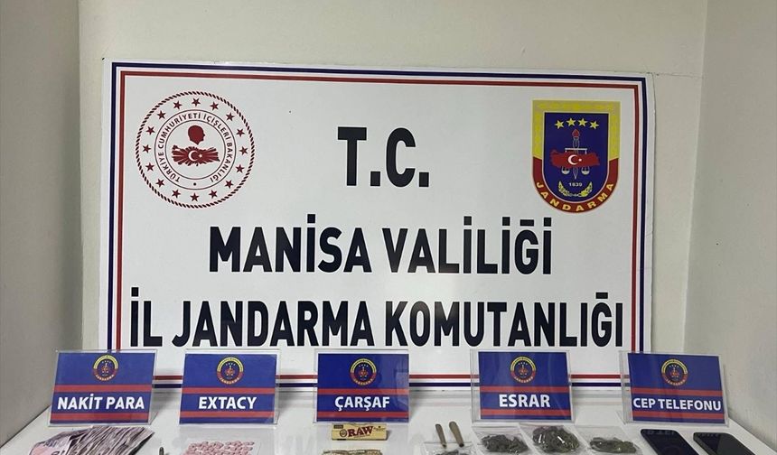 Salihli'de uyuşturucuyla yakalanan şüpheli gözaltına alındı