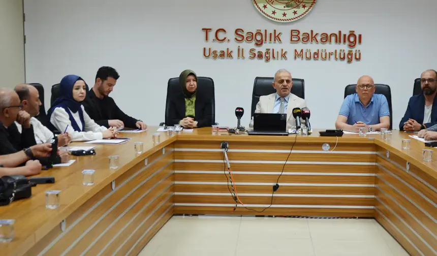 Uşak İl Sağlık Müdürü, Basın Mensuplarıyla Bir Araya Geldi