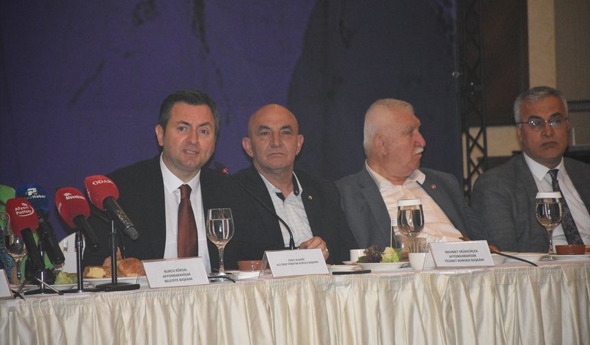 Afyonkarahisar'da düzenlenecek "Blok Mermer Fuarı"nın basın toplantısı düzenlendi