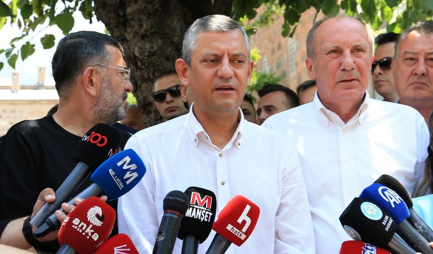 CHP Genel Başkanı Özel, Manisa'da İsrail'in İran'a saldırılarına ilişkin konuştu