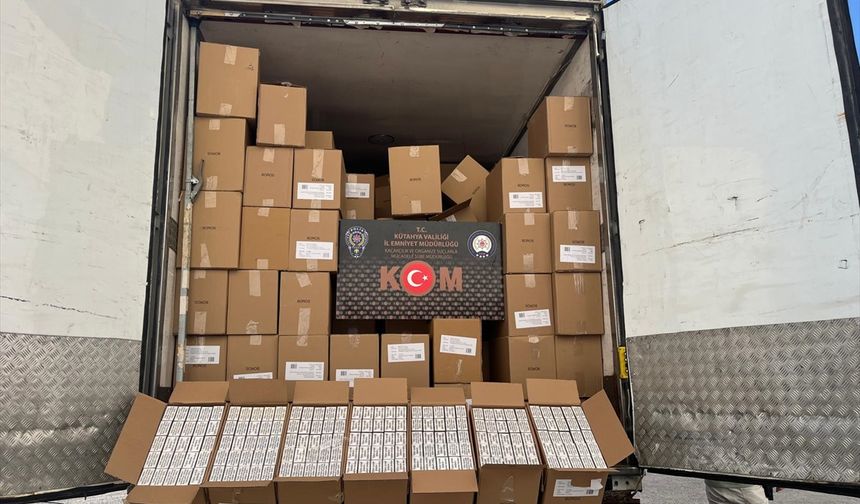 Kütahya'da 5 milyon 980 bin boş makaron ele geçildi
