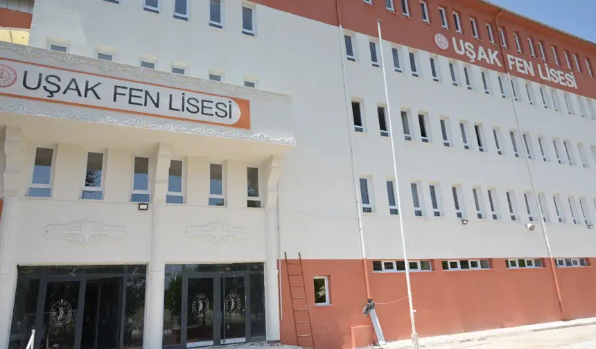 Uşak Fen Lisesi Depreme Dayanıklı Hale Getirildi