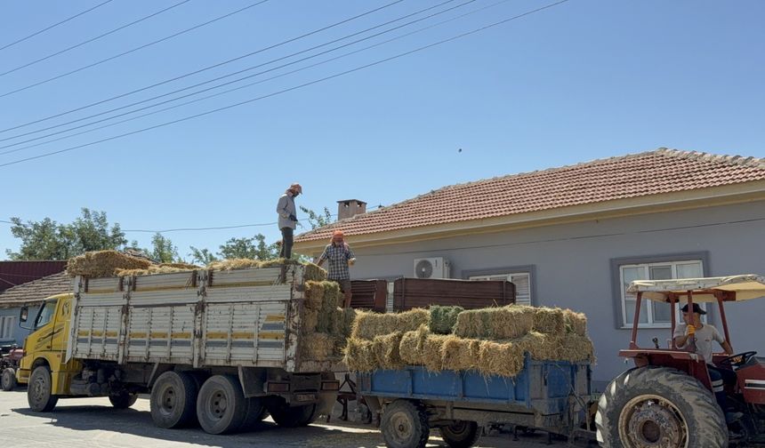 Germencikli besicilerden İzmir'deki yangınlardan etkilenen meslektaşlarına yem desteği