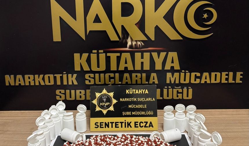 Kütahya'da uyuşturucu operasyonunda yakalanan 4 zanlı tutuklandı