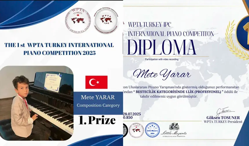 Uşaklı Yetenek Mete Yarar Dünyaya Sesini Duyurdu..!
