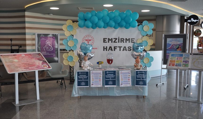 Kütahya Şehir Hastanesinde "Dünya Emzirme Haftası" etkinlikleri gerçekleştirildi