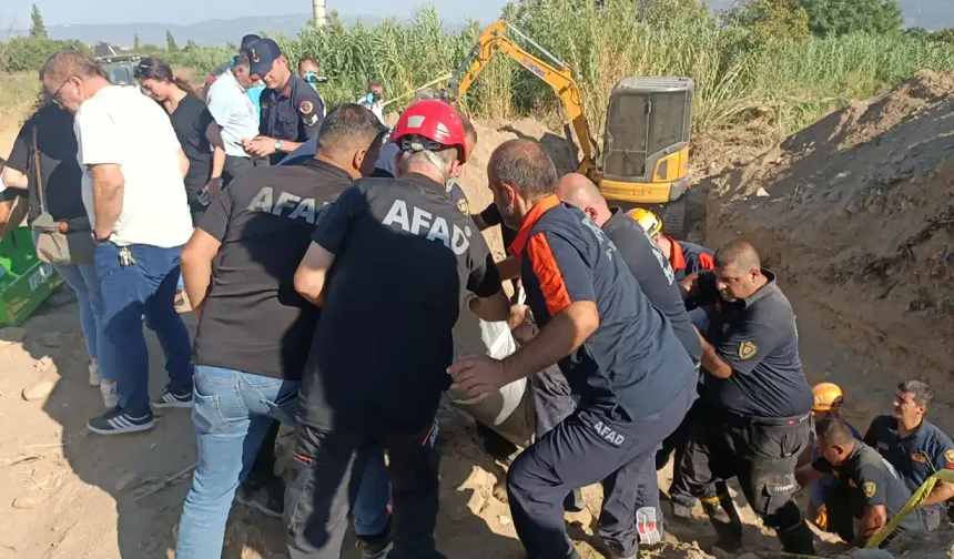 Aydın'da su hattı açmak isterken göçük altında kalan kişi öldü