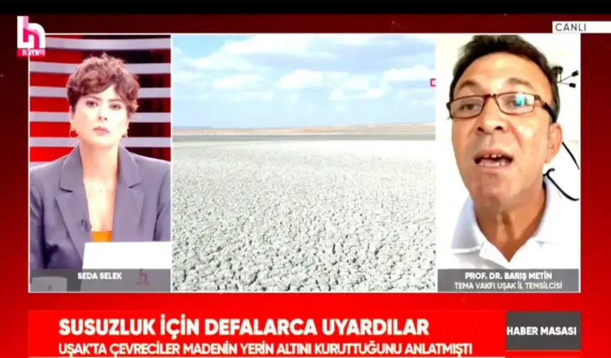 Uşak’taki Altın Madeni Yılda 12 Milyon Ton Su Tüketiyor!