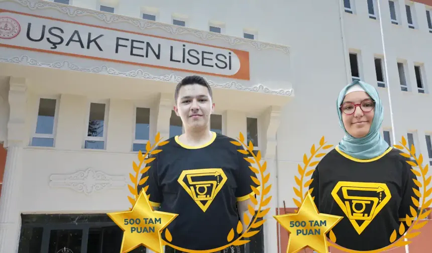 Birinciler Uşak Fen Lisesini Tercih Etti