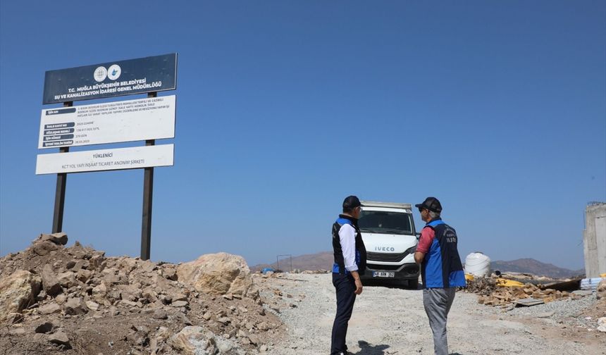 Bodrum ana içme suyu hatlarının yenileme çalışmaları sürüyor
